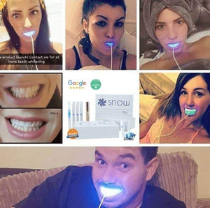 SNOW TEETH WHITENING™ SYSTÈME À DOMICILE [KIT TOUT-EN-UN]